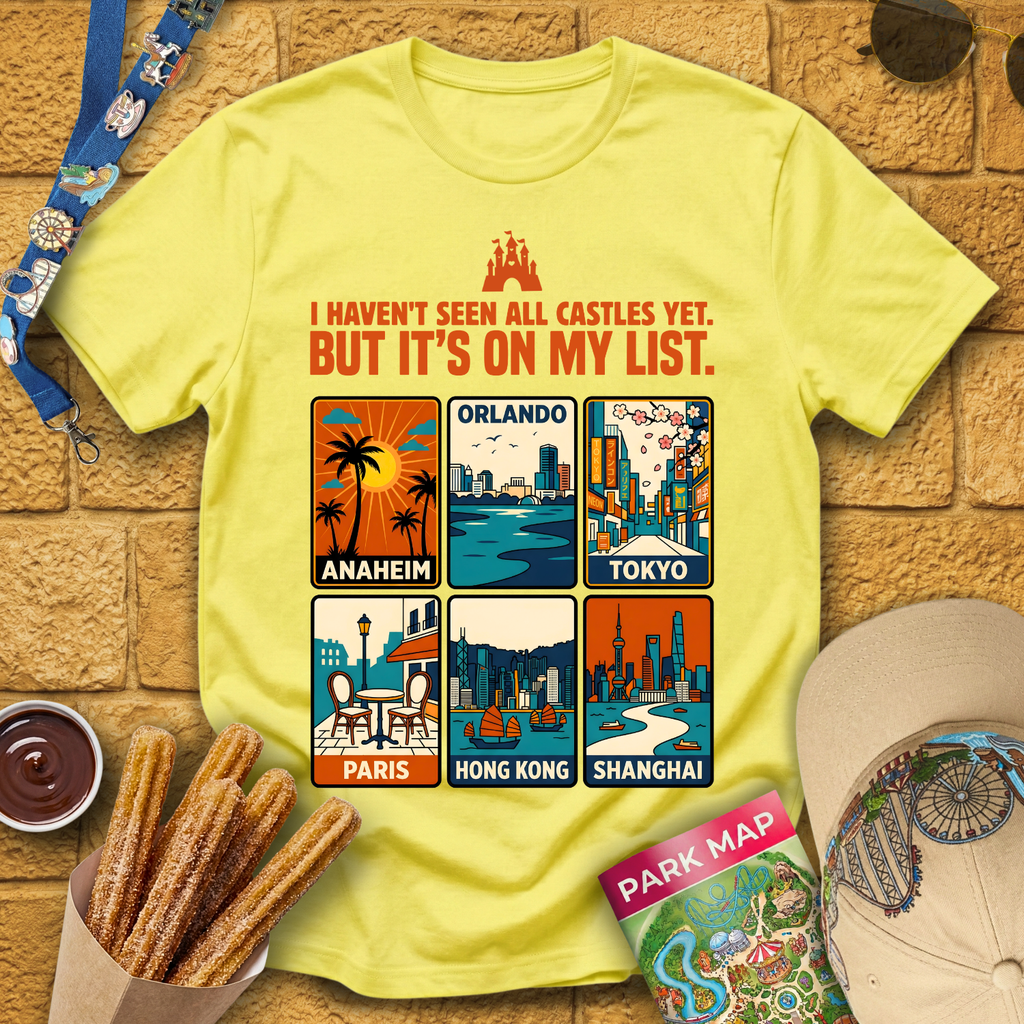 Castles On My List [Vintage] T-Shirt