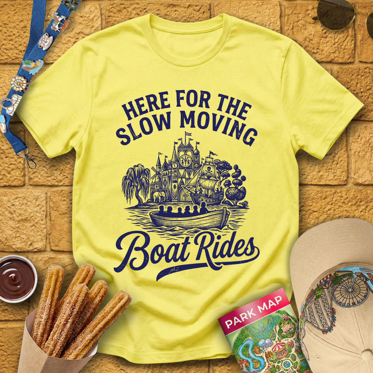 Slow Boat Rides [RetroBrush] T-Shirt