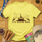 Life Behind Bars [Woodcut] T-Shirt