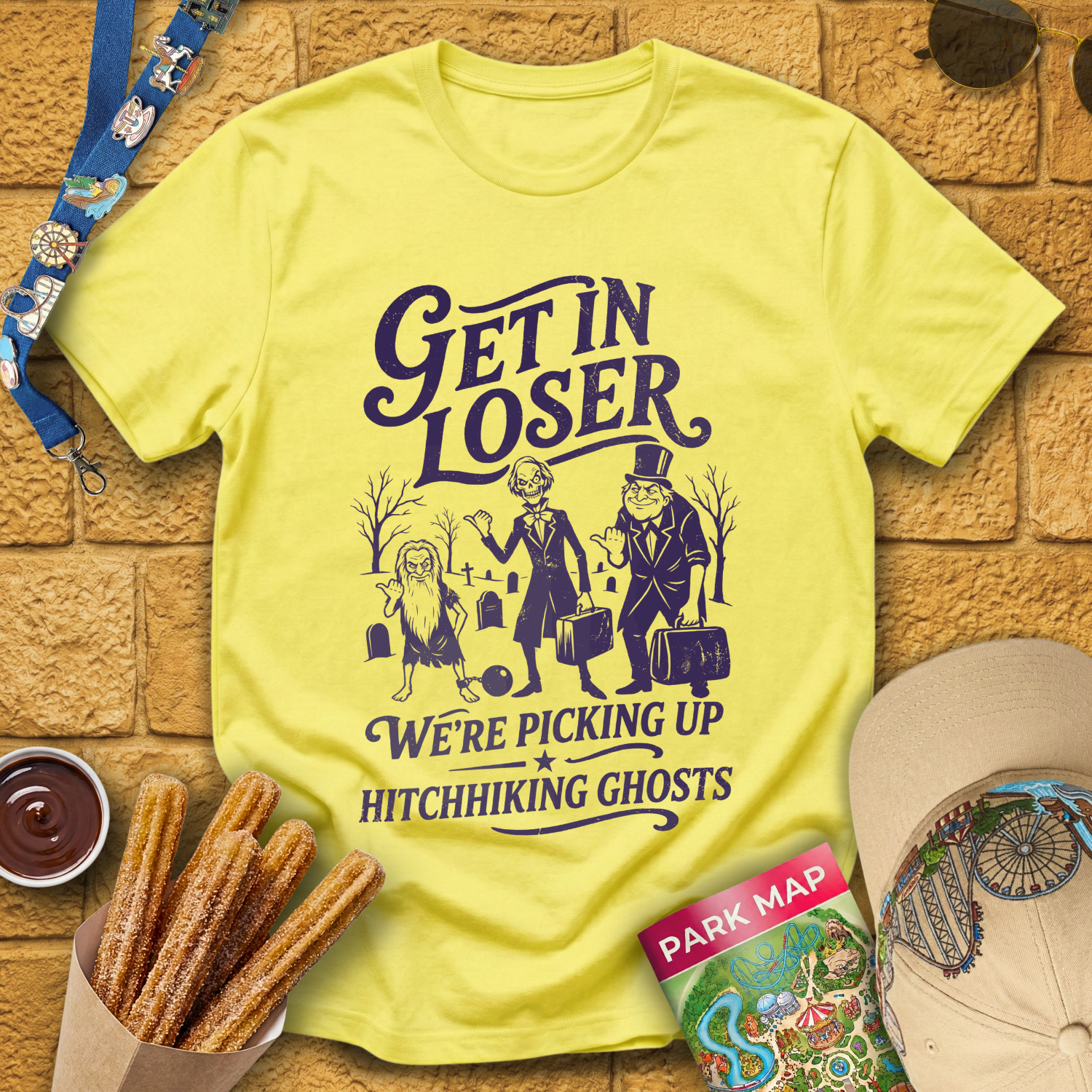 Get In Loser Ghosts [Retro] T-Shirt