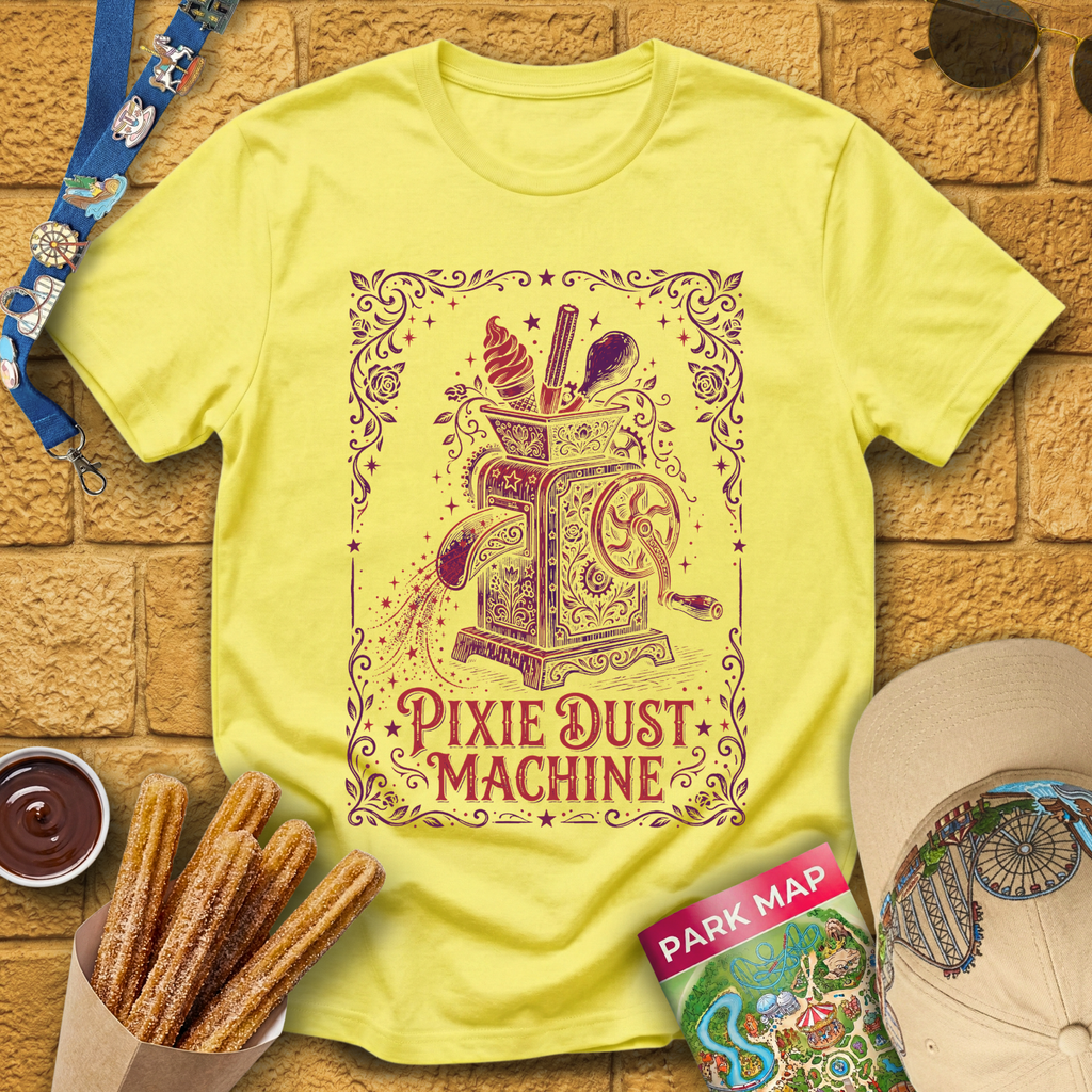 Pixie Dust Machine [Woodcut] T-Shirt