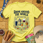 Drinking Around The World [Emblem] T-Shirt