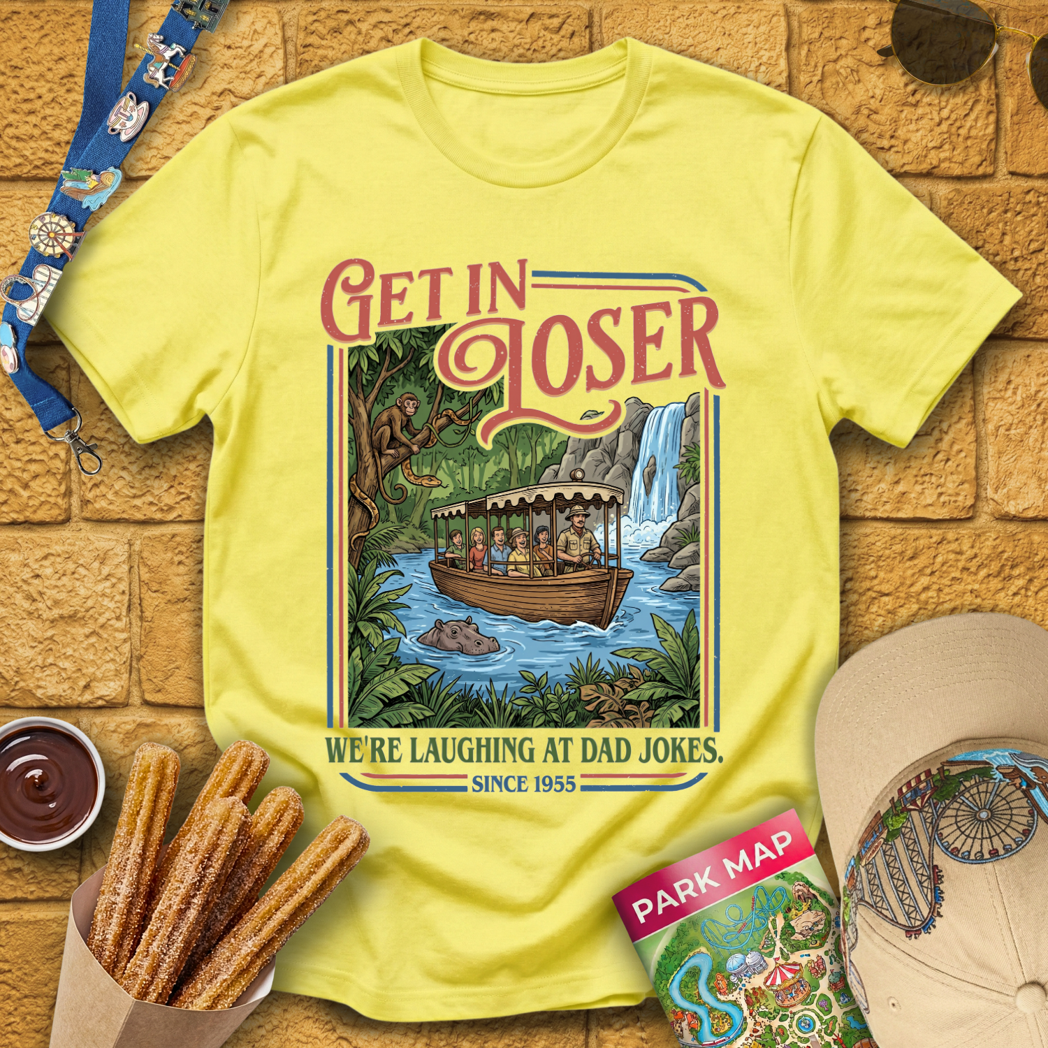 Get In Loser Jungle Jokes [Poster] T-Shirt