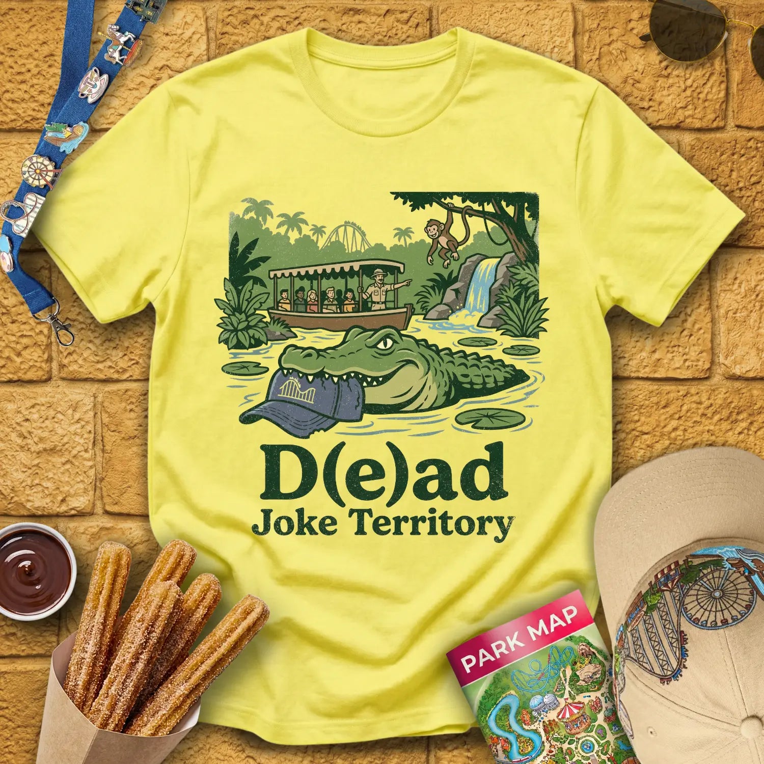 D(e)ad Joke Territory [Retro] T-Shirt