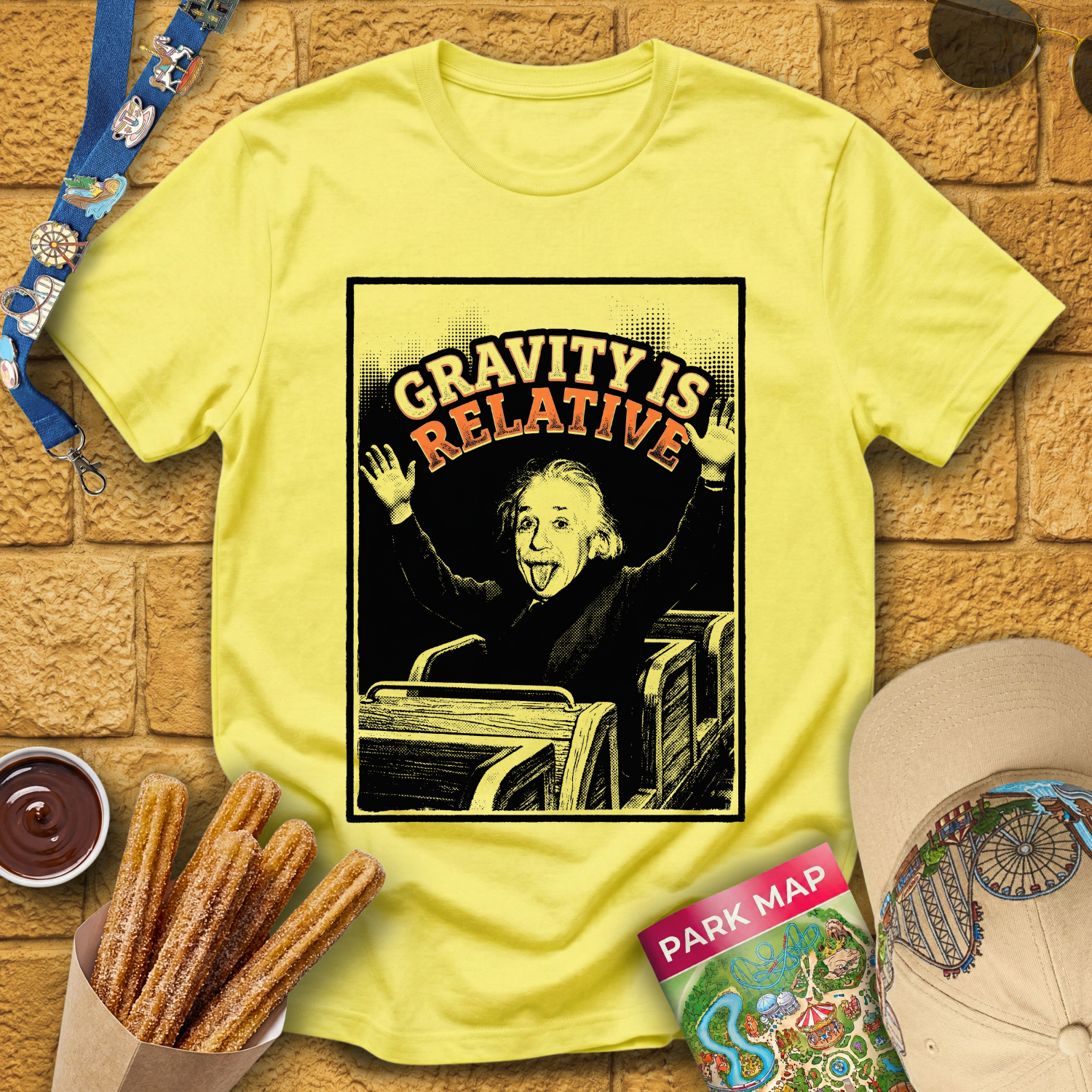 Gravity Is Relative [70s] T-Shirt