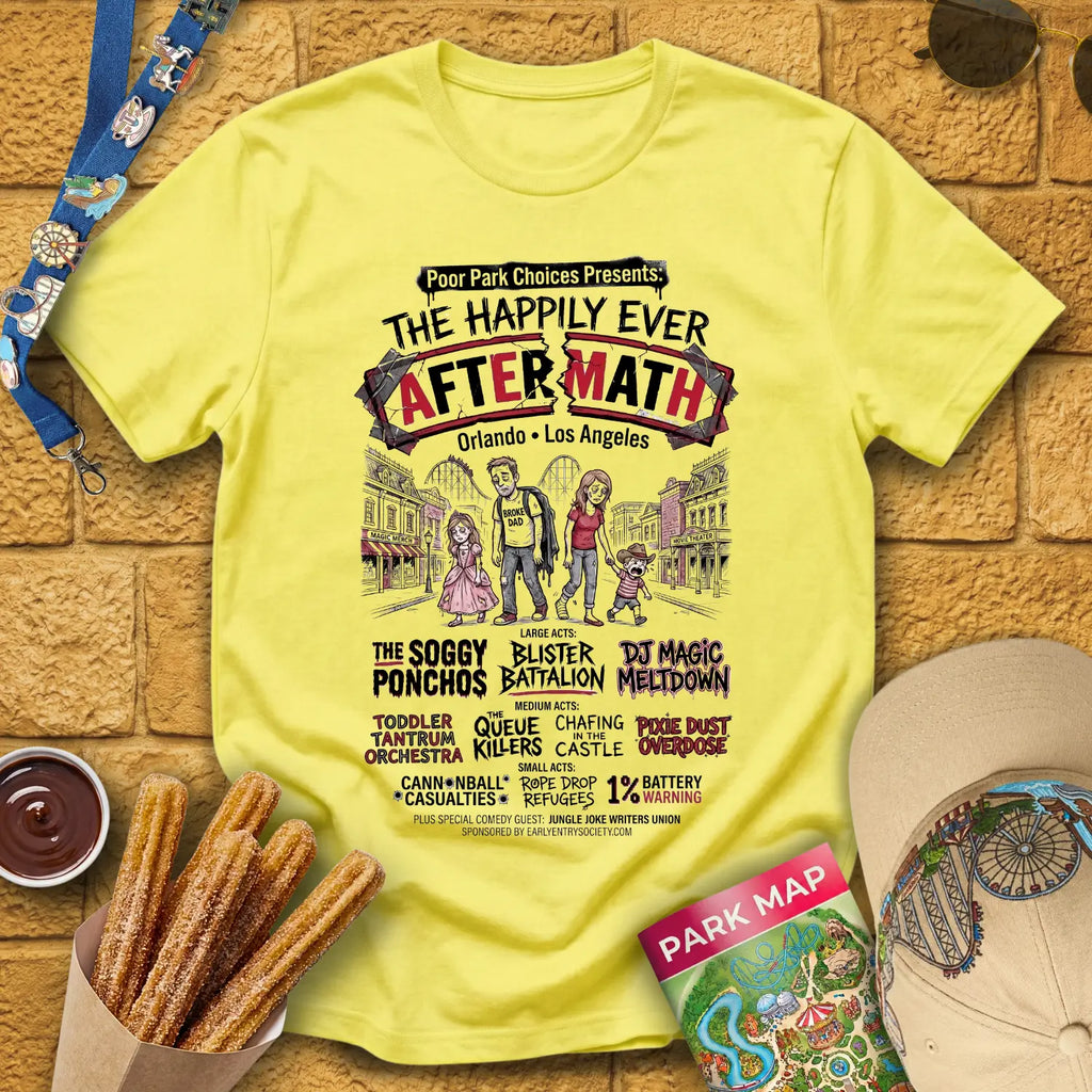 Aftermath Festival [Punk] T-Shirt for Theme Park Fans (Cornsilk)