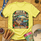 Beer Necessities [Comic] T-Shirt for Theme Park Fans (Cornsilk)