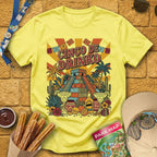 Cinco De Drinko [RetroPoster] T-Shirt for Theme Park Fans (Cornsilk)