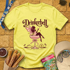 Drinkerbell [Glamour] T-Shirt for Theme Park Fans (Cornsilk)