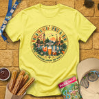Drinking Around The World [Boho] T-Shirt for Theme Park Fans (Cornsilk)
