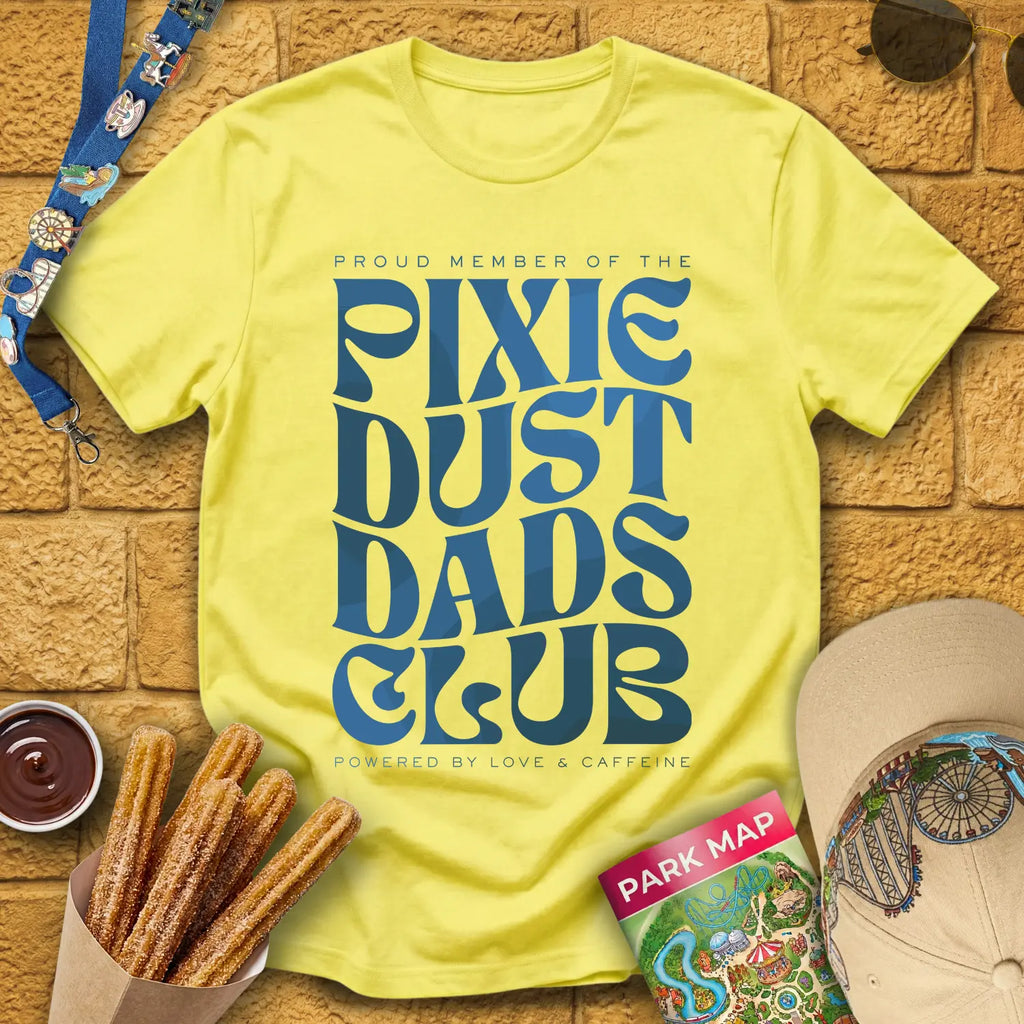 Pixie Dust Dads [Bold] T-Shirt for Theme Park Fans (Cornsilk)
