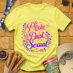 Pixie Dust S... [Artsy] T-Shirt for Theme Park Fans (Cornsilk)