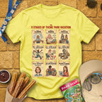 Planning Phases [Vintage] T-Shirt for Theme Park Fans (Cornsilk)