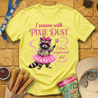 Season With Pixie Dust [Dreamy] T-Shirt for Theme Park Fans (Cornsilk)