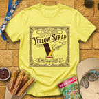 Yellow Strap [Victorian] T-Shirt for Theme Park Fans (Cornsilk)