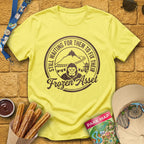 Yeti Frozen Asset [Badge] T-Shirt for Theme Park Fans (Cornsilk)