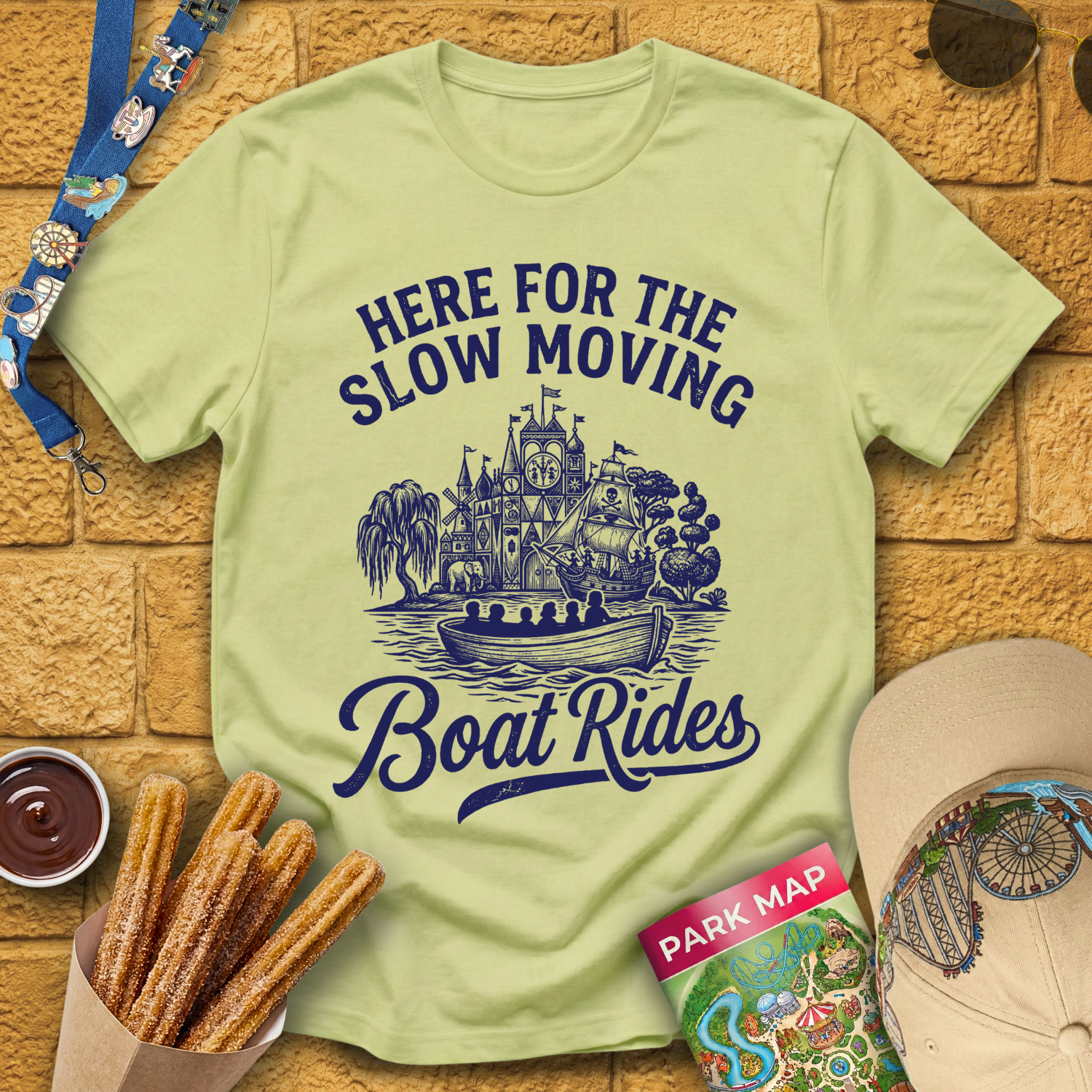 Slow Boat Rides [RetroBrush] T-Shirt