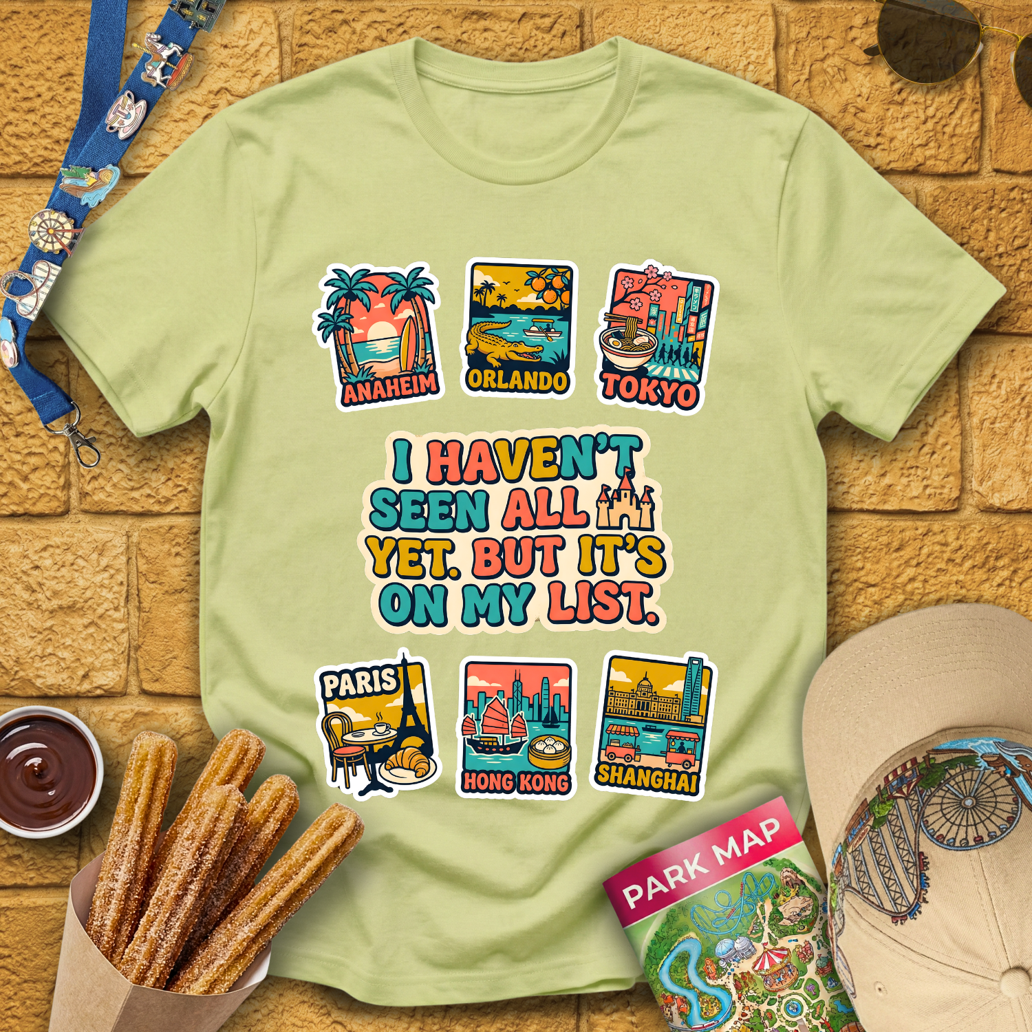 Castles On My List [70s] T-Shirt