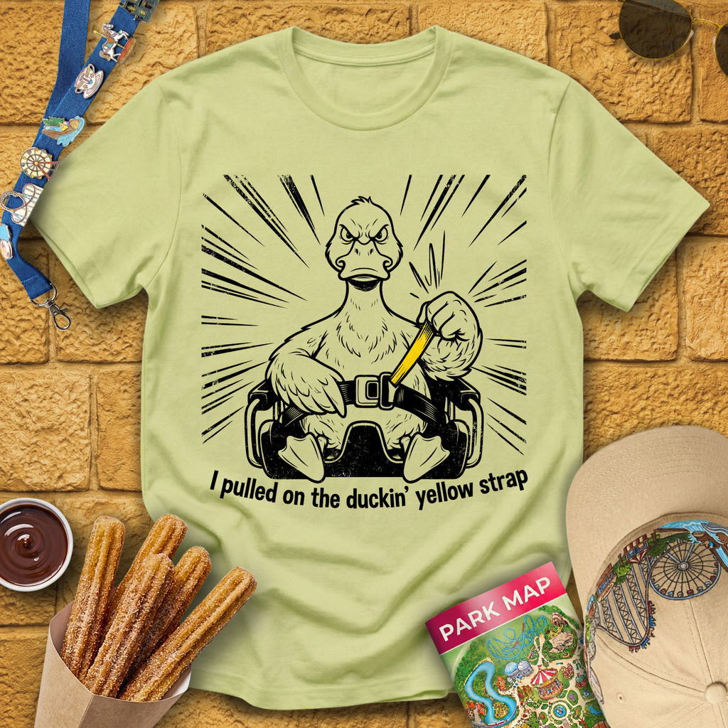 Duckin' Yellow Strap [Comic] T-Shirt