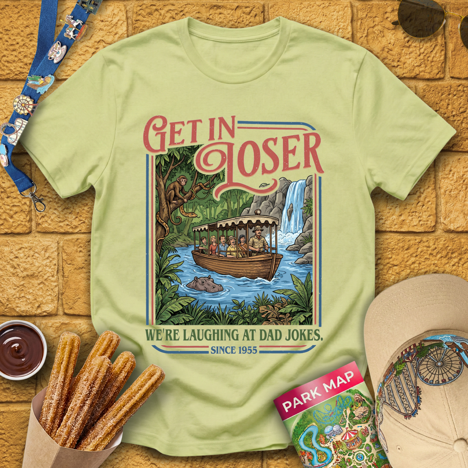 Get In Loser Jungle Jokes [Poster] T-Shirt