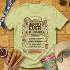 Aftermath Festival [Retro] T-Shirt for Theme Park Fans (Pistachio)
