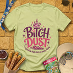 B Dust [Artsy] T-Shirt for Theme Park Fans (Pistachio)