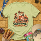 Bad Wait Time [Boho] T-Shirt for Theme Park Fans (Pistachio)