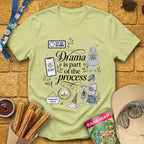 Drama Process [Artsy] T-Shirt for Theme Park Fans (Pistachio)