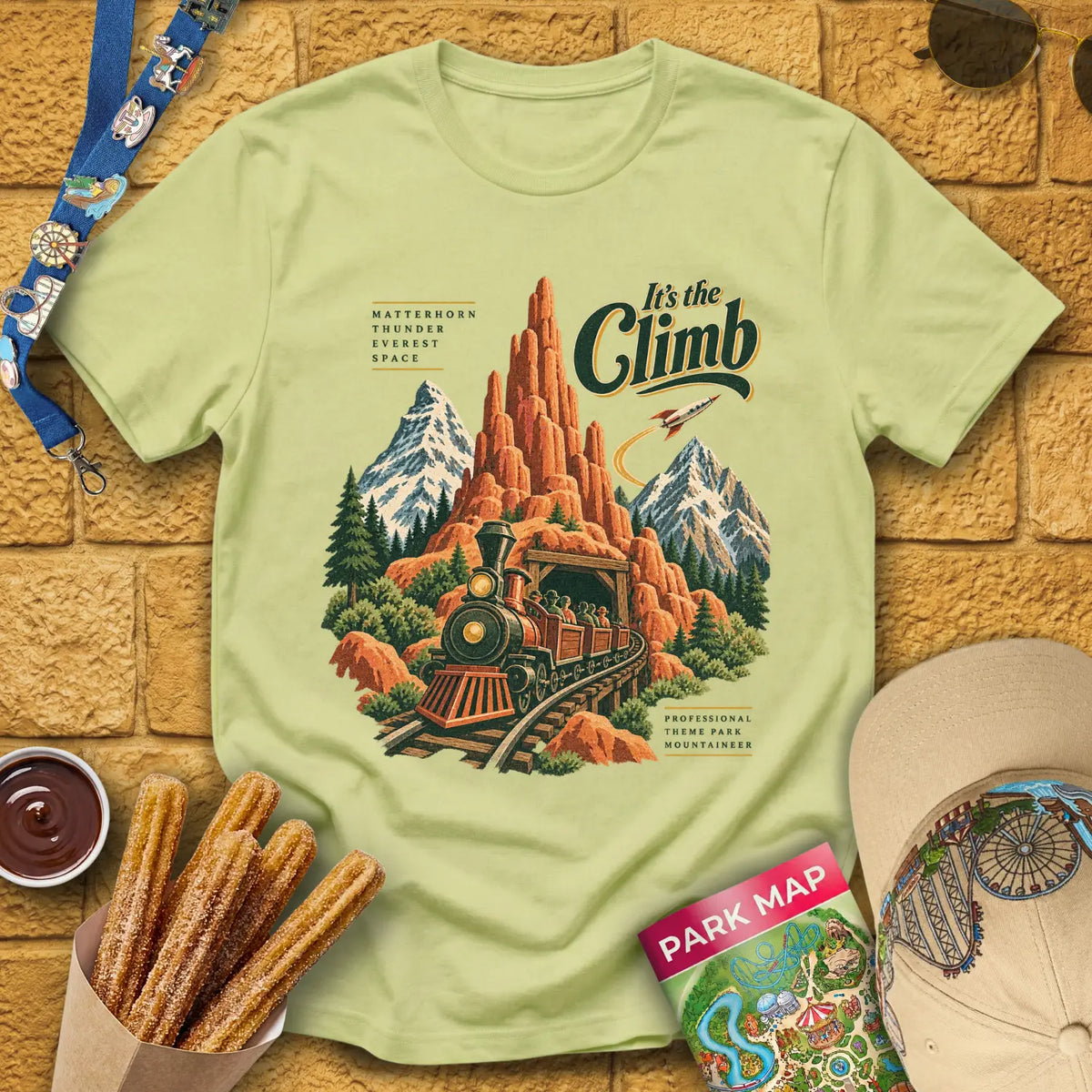It's The Climb [VintPoster] T-Shirt