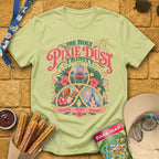 Pixie Dust Trinity [Artsy] T-Shirt for Theme Park Fans (Pistachio)