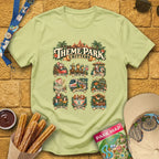Theme Park Critters [Boho] T-Shirt for Theme Park Fans (Pistachio)
