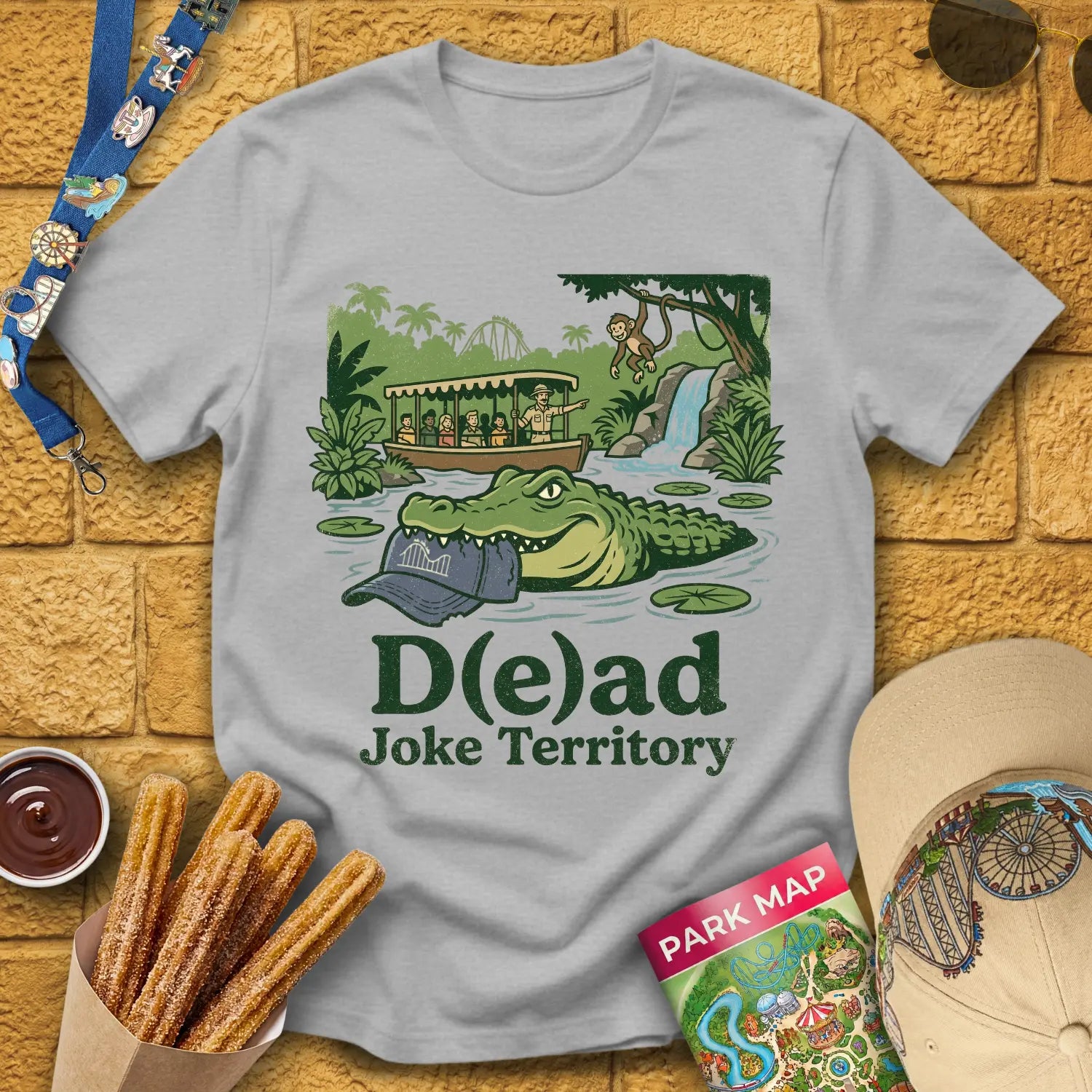 D(e)ad Joke Territory [Retro] T-Shirt
