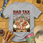 Dad Tax [Comic] T-Shirt for Theme Park Fans (Sport Grey)