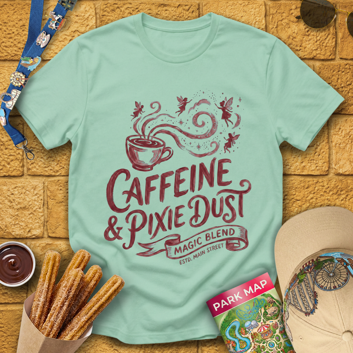 Caffeine & Pixie Dust [SleekBrush] T-Shirt