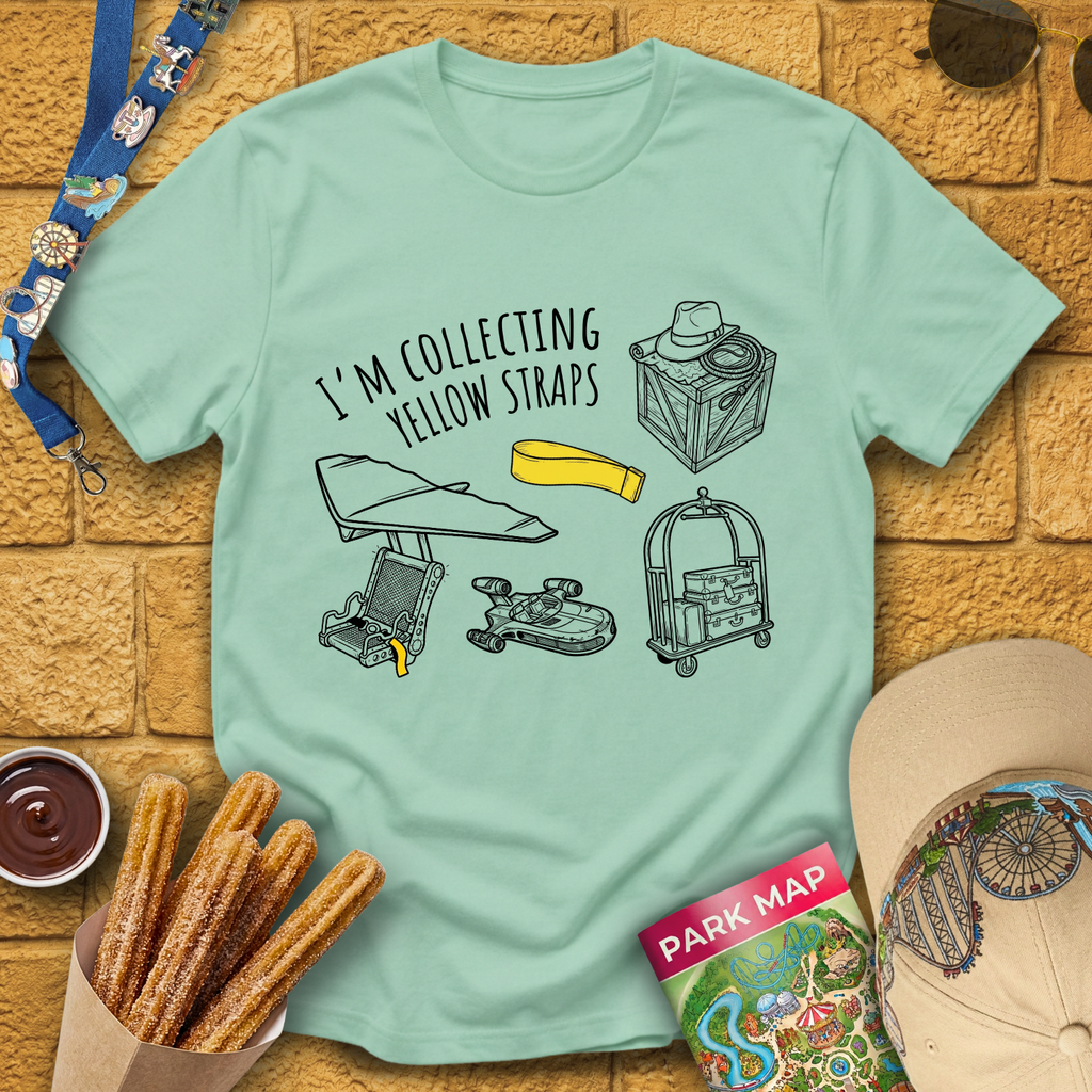 Collecting Yellow Straps [LineArt] T-Shirt