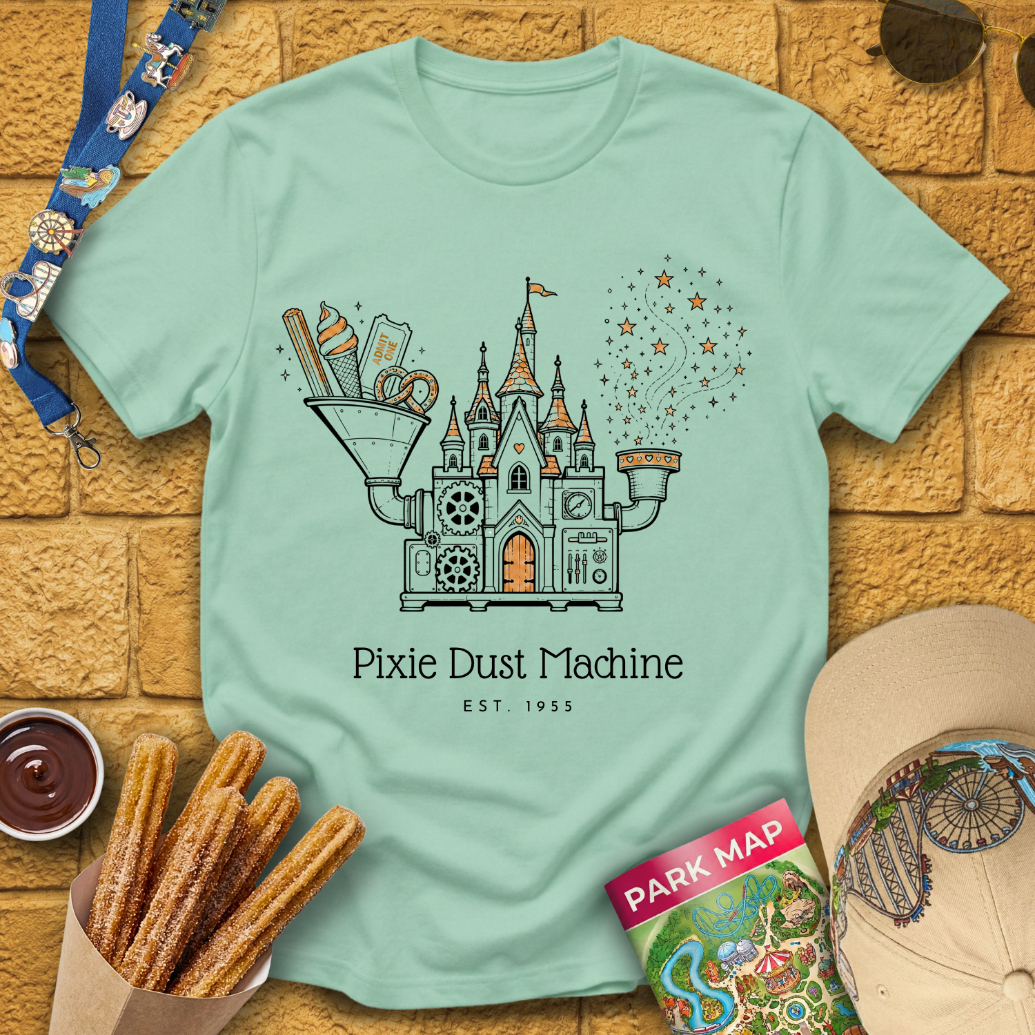Pixie Dust Machine [LineArt] T-Shirt