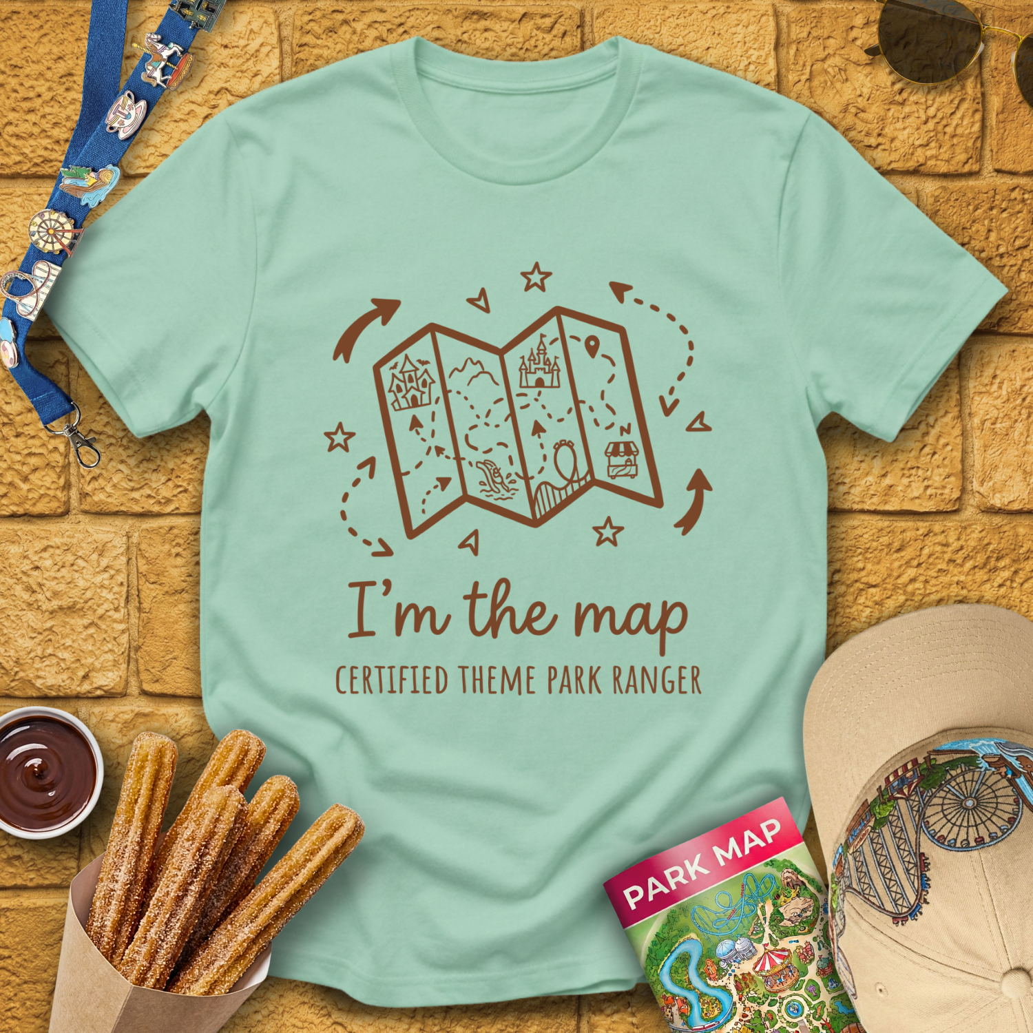 I'm The Map [Artsy] T-Shirt
