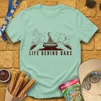 Life Behind Bars [Woodcut] T-Shirt