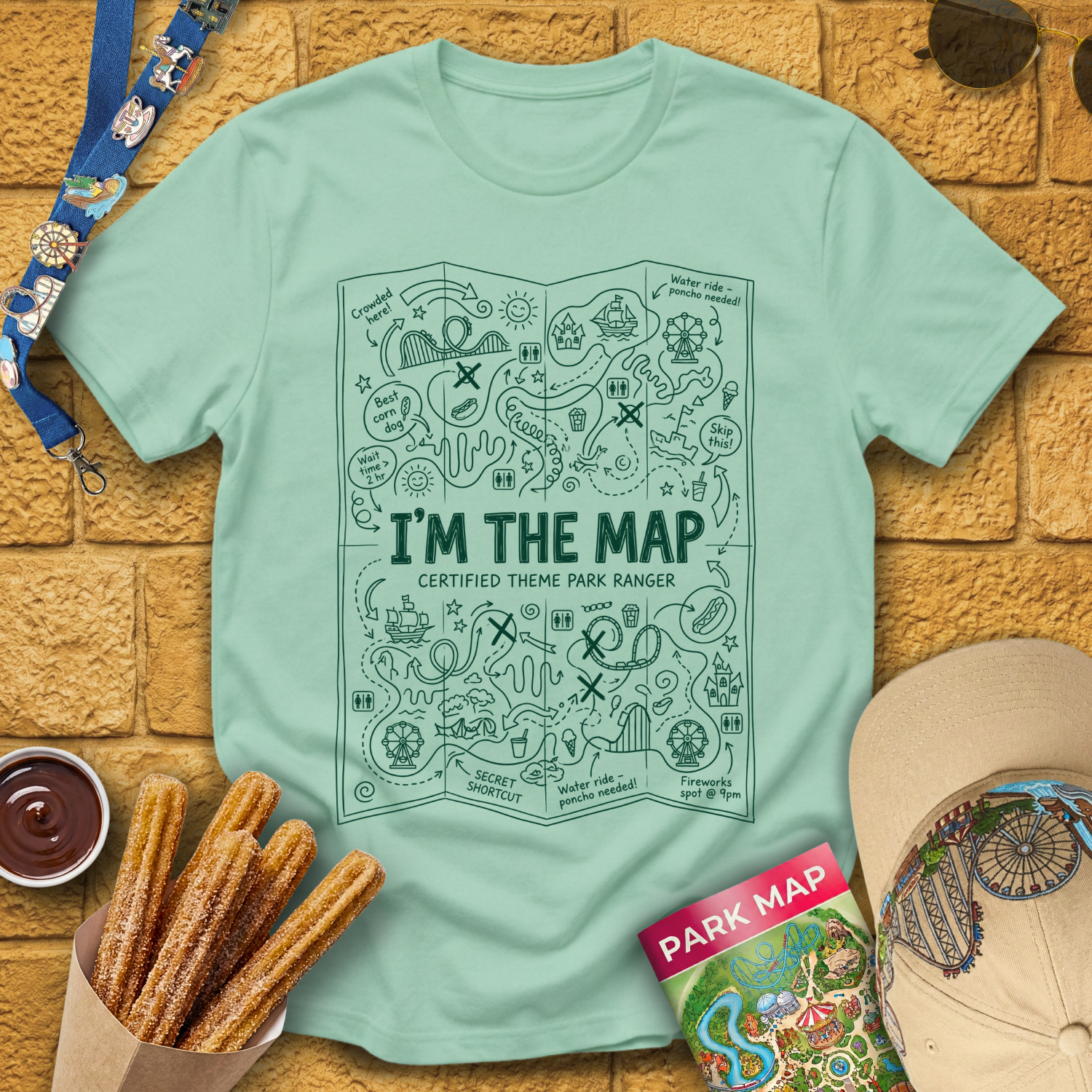I'm The Map [ShapeDoodle] T-Shirt
