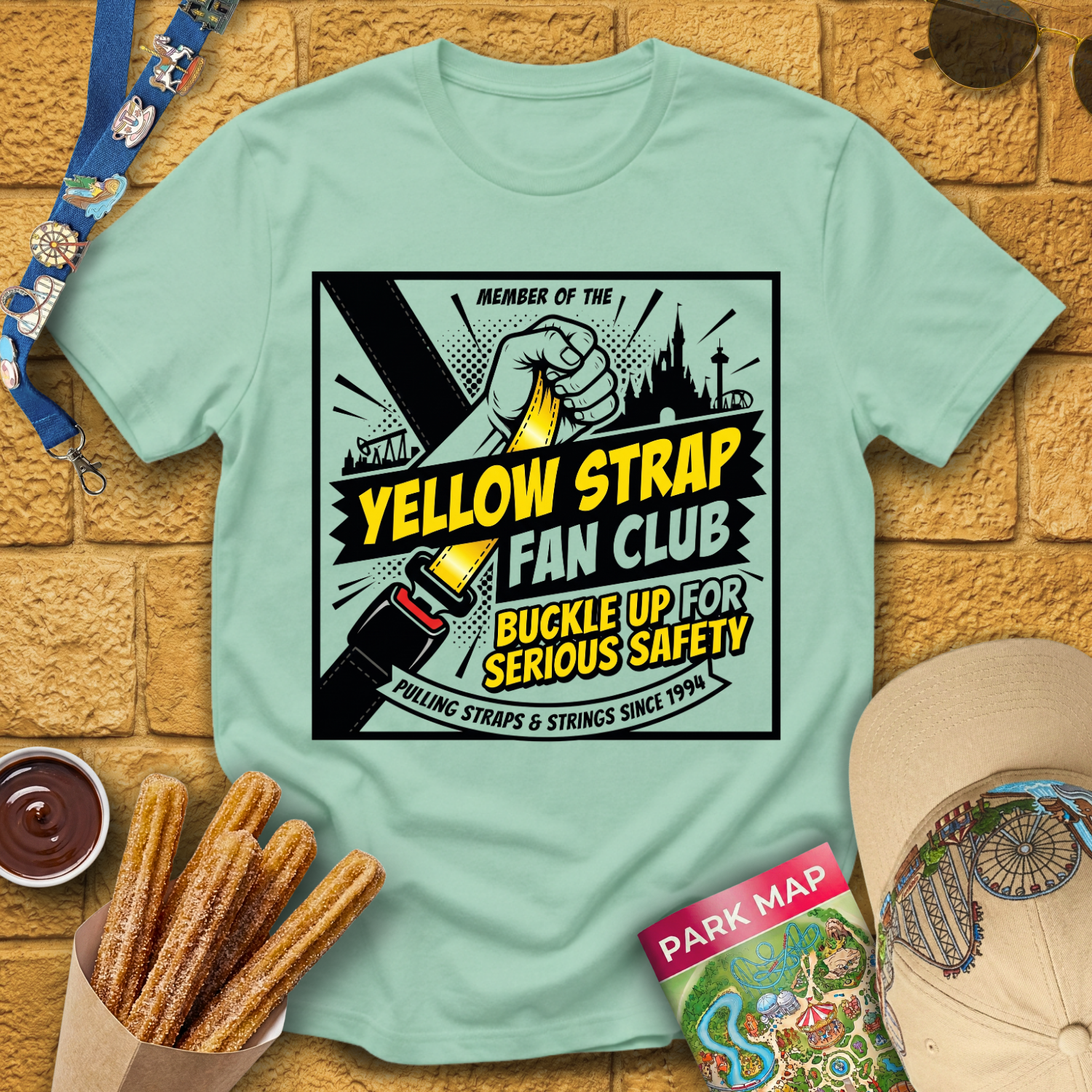 Yellow Strap Fan Club [Comic] T-Shirt