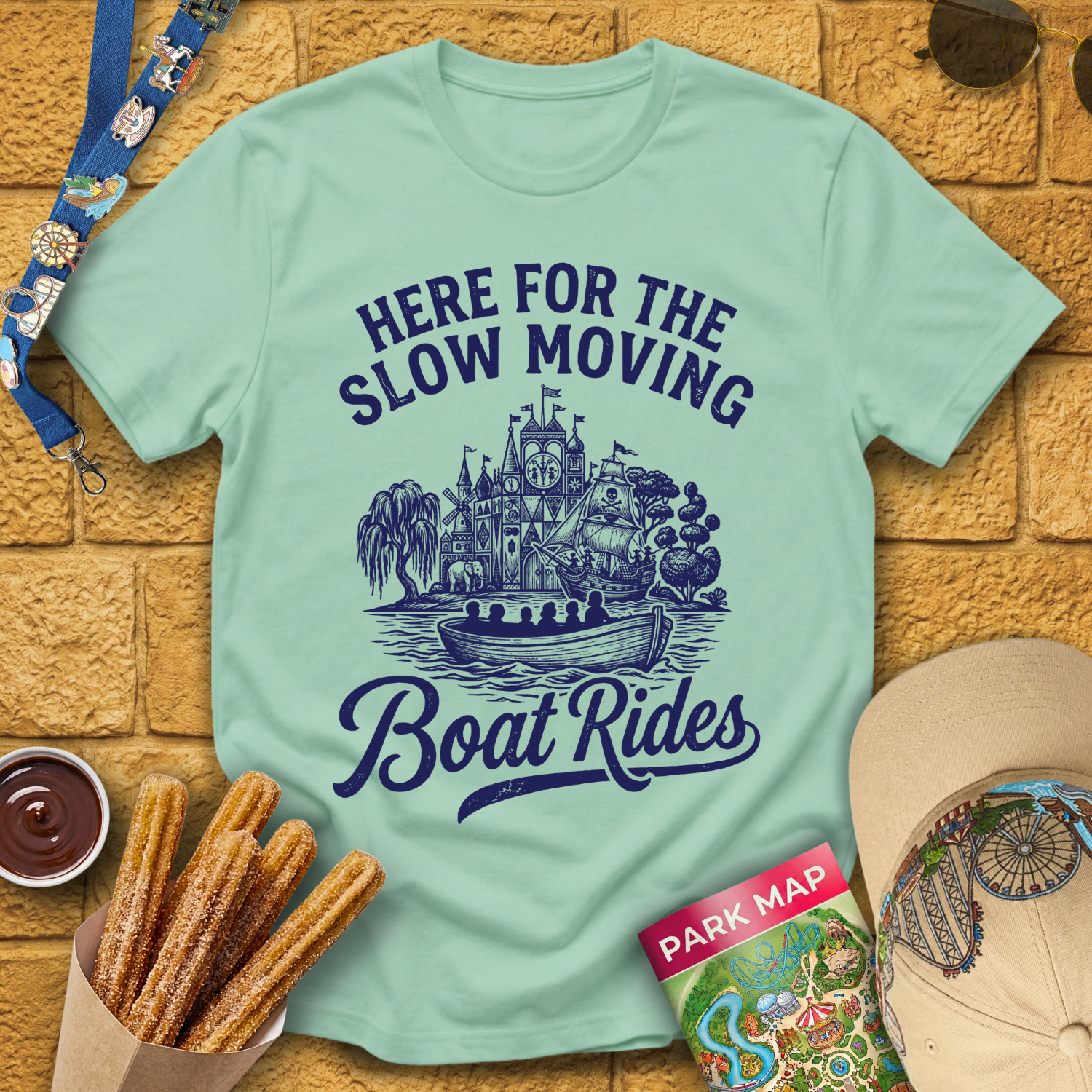 Slow Boat Rides [RetroBrush] T-Shirt