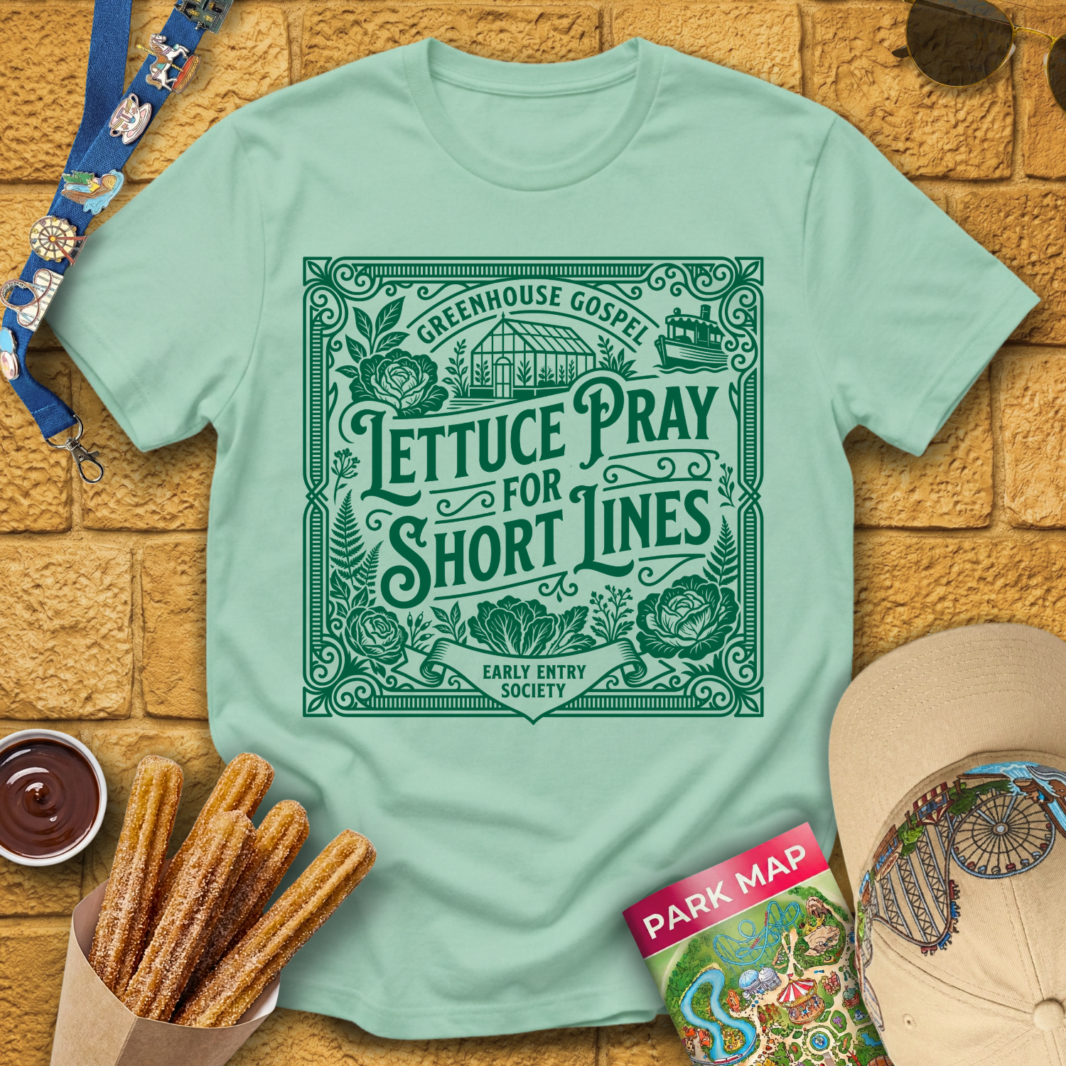 Lettuce Pray [Victorian] T-Shirt
