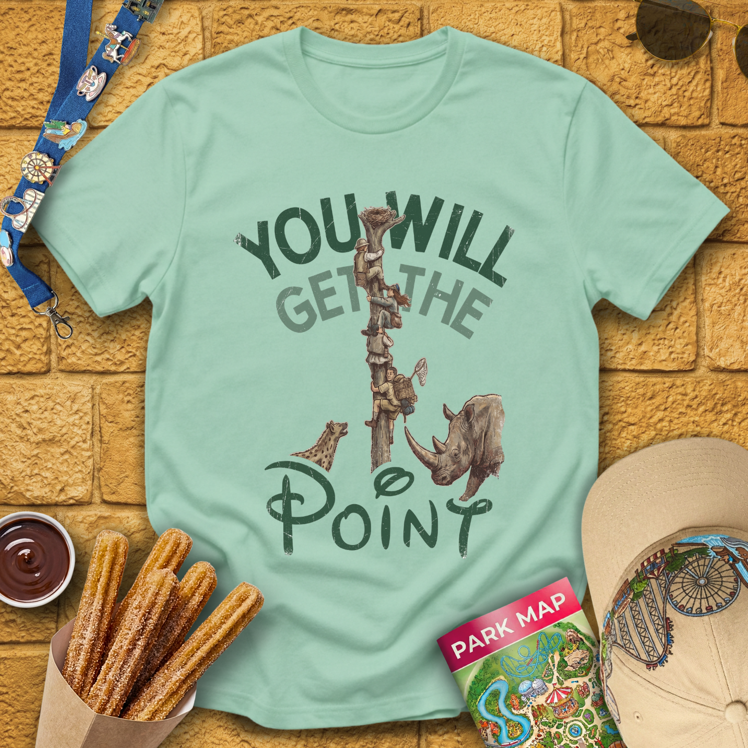 Get The Point [Distressed] T-Shirt