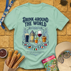 Drinking Around The World [Emblem] T-Shirt