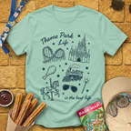Theme Park Life [LineArt] T-Shirt