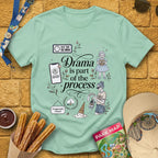 Drama Process [Artsy] T-Shirt for Theme Park Fans (Mint Green)
