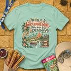 Functional Adult [SleekBoho] T-Shirt for Theme Park Fans (Mint Green)
