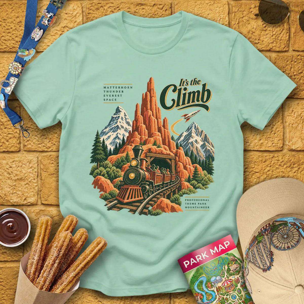 It's The Climb [VintPoster] T-Shirt