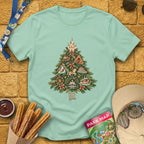 Merry Pixie Tree [ArtsyBoho] T-Shirt for Theme Park Fans (Mint Green)
