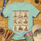 Planning Phases [Vintage] T-Shirt for Theme Park Fans (Mint Green)